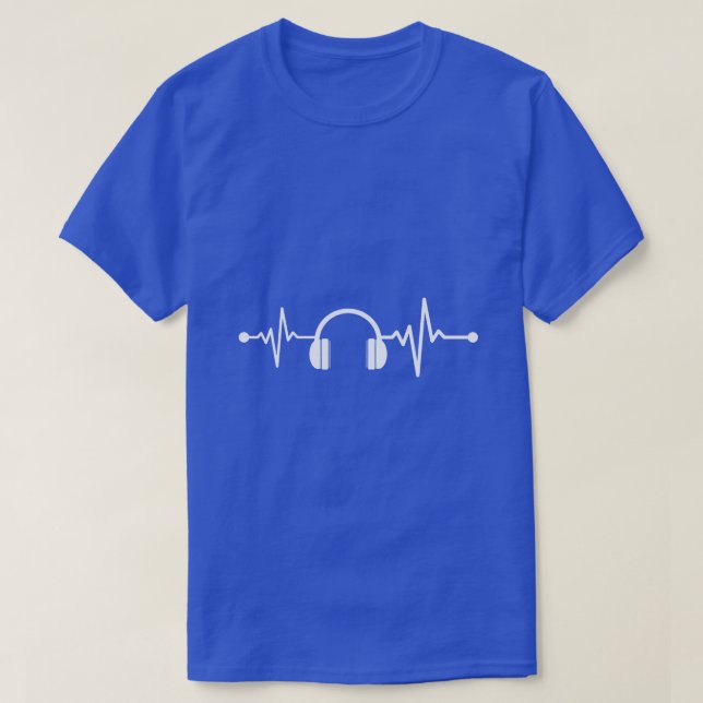 Camiseta latido del productor musical (Diseño del anverso)