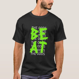 Camiseta Latido verde supera las probabilidades Gráfico ver