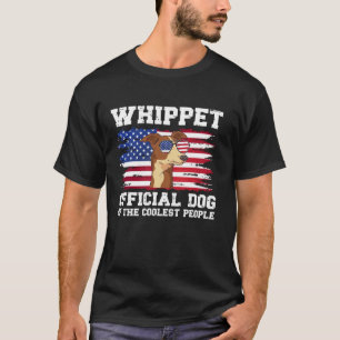 Camiseta Látigo Bandera de EE. UU. Lover Lover Whippet Owne