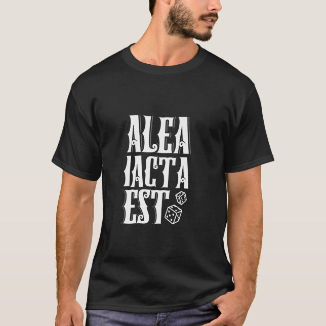 Camiseta Latín - Alea iacta est (Anverso)