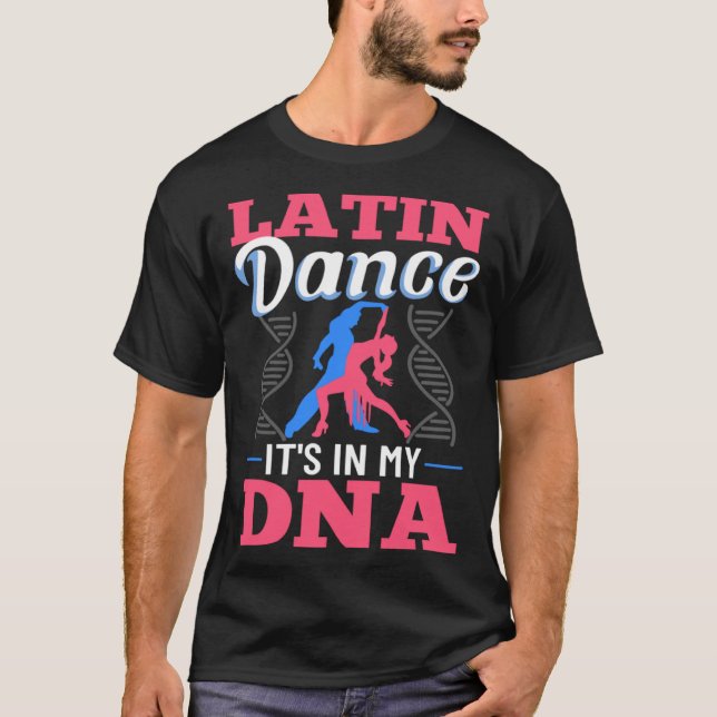 Camiseta Latin Dance Music Shoes Lessons Beginner Workout D (Anverso)