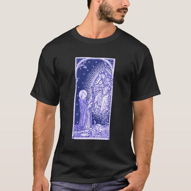 Camiseta Latín Nuestra Señora De La Consecración Mariana Ro (Anverso)