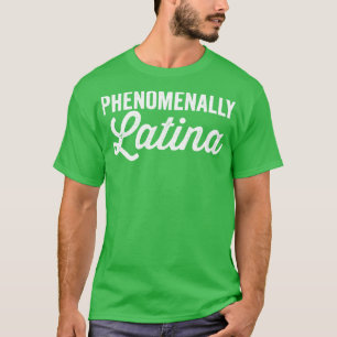 Camiseta Latina blanca fenomenal