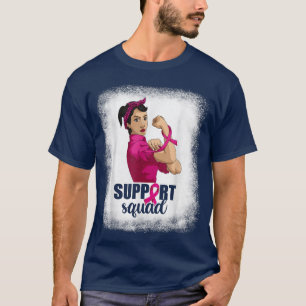 Camiseta Latina Chica Cáncer de Mama, Squad Strong W de apo