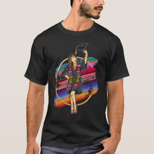 Camiseta Latina Class Of 2022 Serape Stole Senior Latino Gr