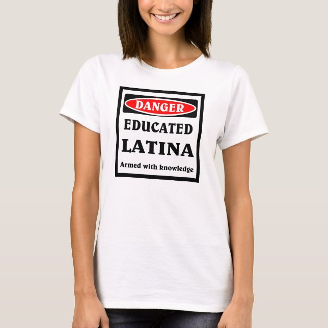 Camiseta Latina educada (Anverso)