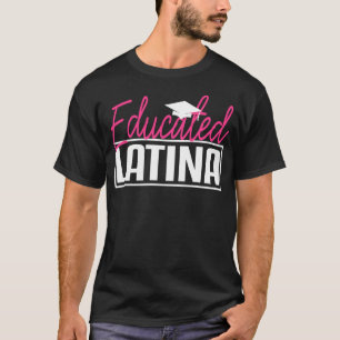 Camiseta Latina Graduation Gift Español Educado Maestro de 