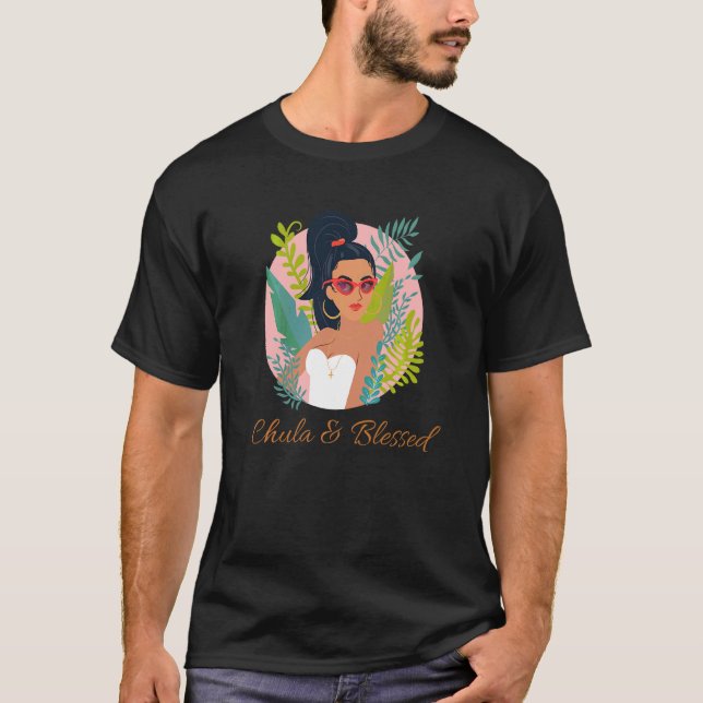 Camiseta Latina Latina Chula Y Bendecida (Anverso)