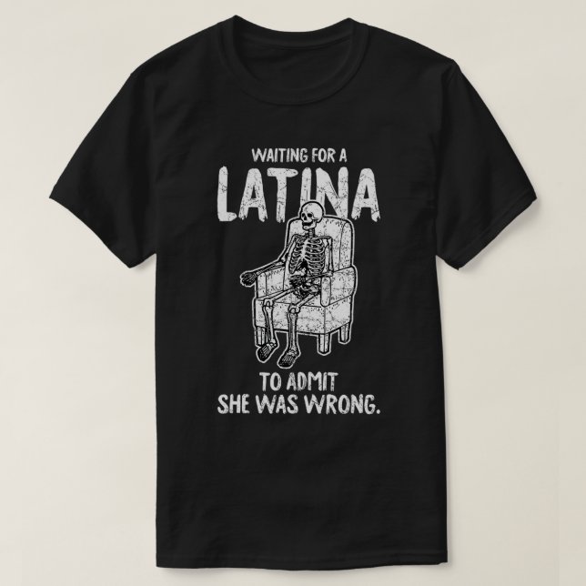 Camiseta Latina Mom Funny Wife Spanish Proud Hispanic Women (Diseño del anverso)