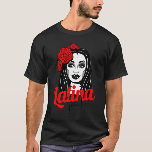 Camiseta Latina Teacher Maestra Latina Teachers Gorgeous La (Anverso)