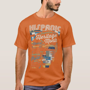 Camiseta Latina Woman Art Hispanic Heritage Month Latin Cou