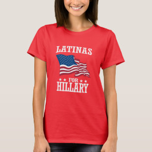 CAMISETA LATINAS PARA HILLARIO