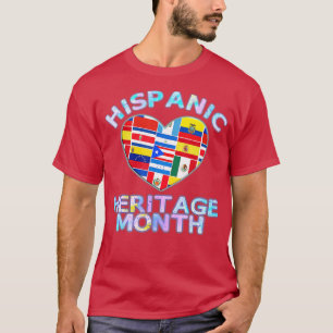 Camiseta Latine National Hispanic Heritage Month Latino Cou