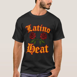 Camiseta Latino Calor Clásico Rosas Vintage Hombres Y Latin