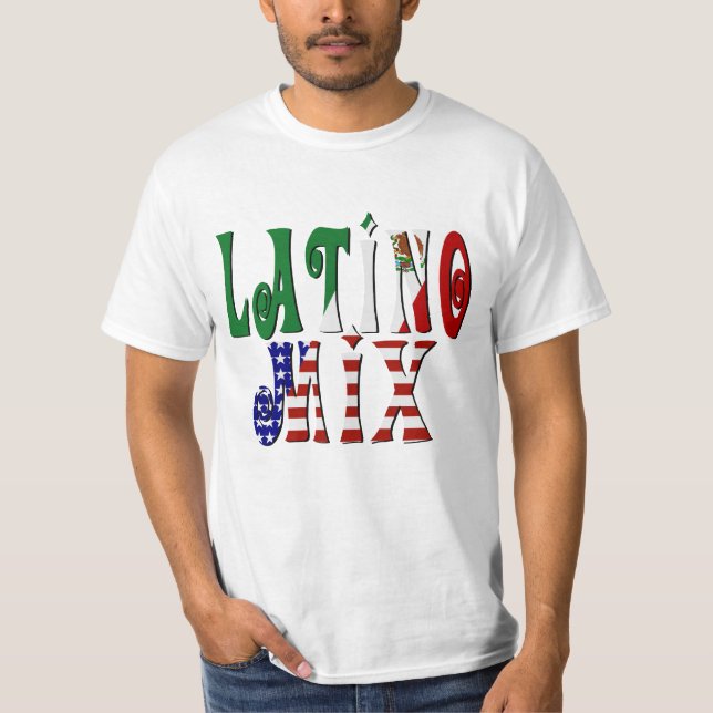 Camiseta Latino Mix - Americano Mexicano (Anverso)