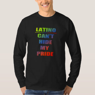 Camiseta Latino No Puedo Ocultar Mi Orgullo