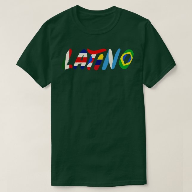 Camiseta LATINO por Tobe Fonseca (Diseño del anverso)