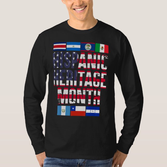 Camiseta Latino Pride Latin American Culture Hispanic Herit (Anverso)