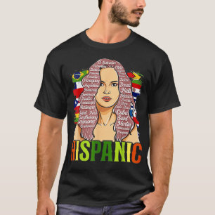 Camiseta Latinoamérica: Arte Hispano Mes del Patrimonio His