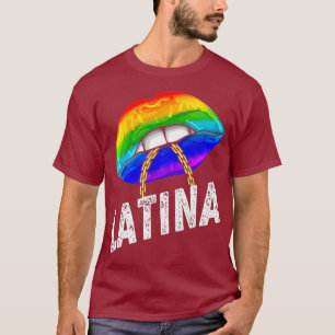 Camiseta Latinoamérica de la Reina Latina de Gays Fuertes