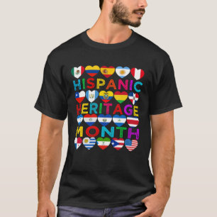 Camiseta Latinoamérica: El Mes del Patrimonio Hispano Latin