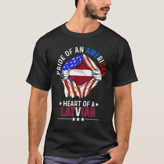 Camiseta Latinoamérica Orgullo latinoamericano de país extr (Anverso)