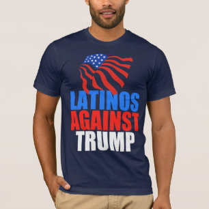 Camiseta Latinos contra el triunfo