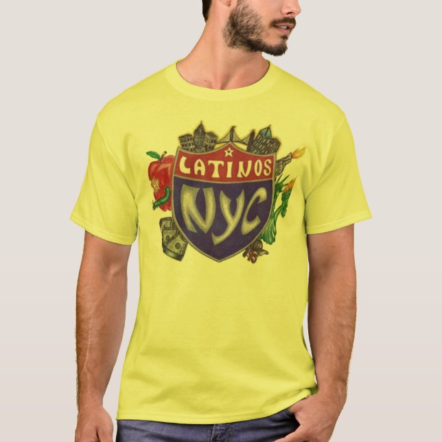 Camiseta Latinos NYC (Anverso)