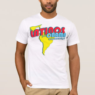 Camiseta Latinos Por Obama 4