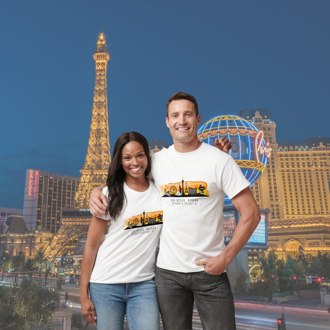 Camiseta Latitud y longitud de la línea aérea de Las Vegas (Subido por el creador)