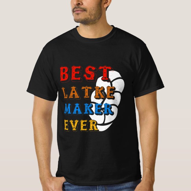 Camiseta Latke - Best Latke Maker Ever (Anverso)