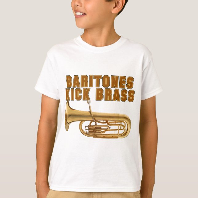 Camiseta Latón del retroceso de los barítonos (Anverso)