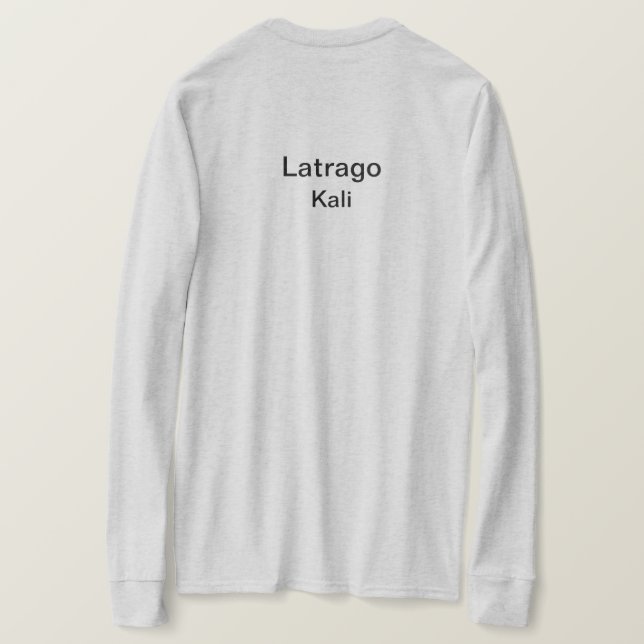 Camiseta Latrago Kali - Cortar y Controlar (Reverso del diseño)