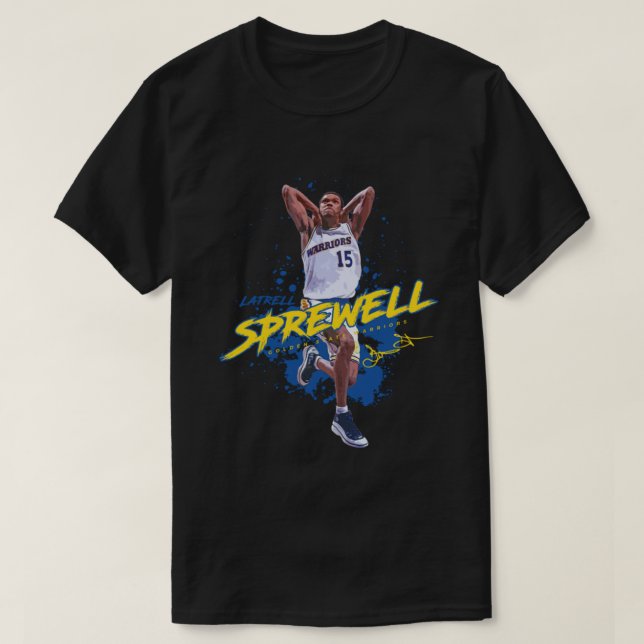Camiseta Latrell Sprewell  (Diseño del anverso)