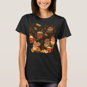 Camiseta Latte con especias de calabaza para mujer