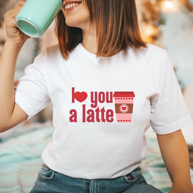 Camiseta Latte de café anti-San Valentín por regalo gracios (Subido por el creador)