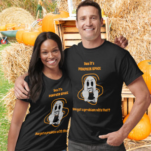 Camiseta Latte de Calabaza con Especias de Fantasma Diverti
