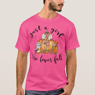 Camiseta Latte de especias de calabaza, sólo una mujer que