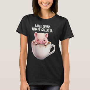 Camiseta Latte Lover, Día Nacional del Cerdo