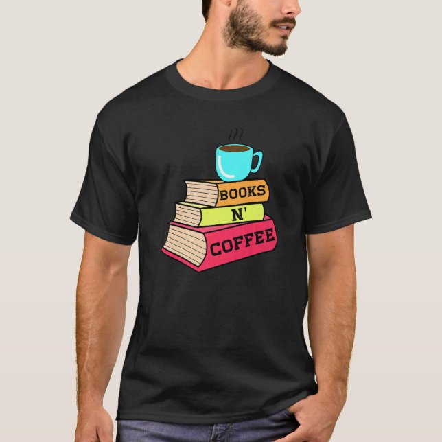 Camiseta Latte Macchiato, el bebedor de la copa de café de  (Anverso)