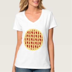 Camiseta Lattice Pie - Rojo (Cereza/Fresa/etc.) - Día Pi