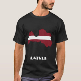 Camiseta LATVIA Especial Negro