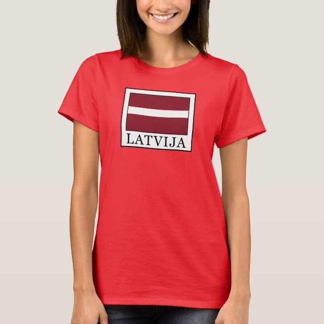Camiseta Latvija (Anverso)