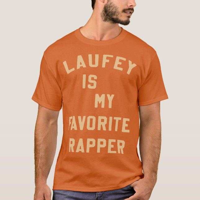 Camiseta Laufey es mi rapero favorito Rapero favor (Anverso)