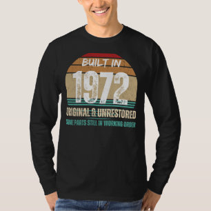 Camiseta Laugh in Style: Construido en 1972 original y sin