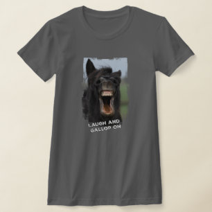 Camiseta Laugh y Gallop On