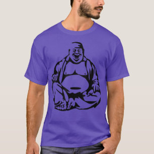 Camiseta Laughing Buddha Fat Budai Buddhism Graphic Tee