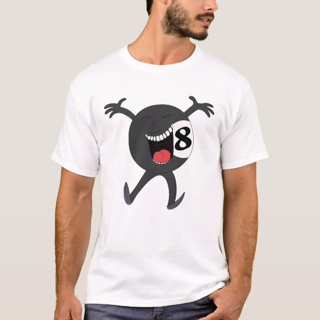 Camiseta Laughing Eightball Mascot (Anverso)