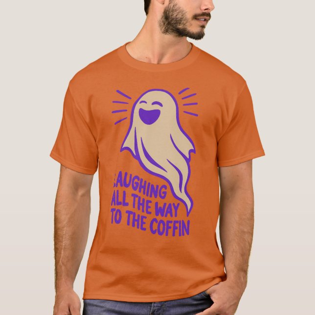 Camiseta Laughing Ghost | Halloween divertida (Anverso)