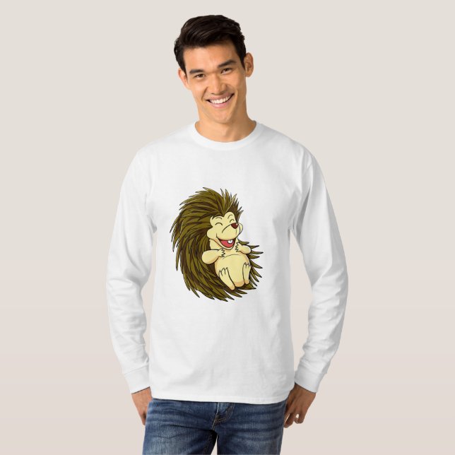 Camiseta Laughing Hedgehog (Anverso completo)